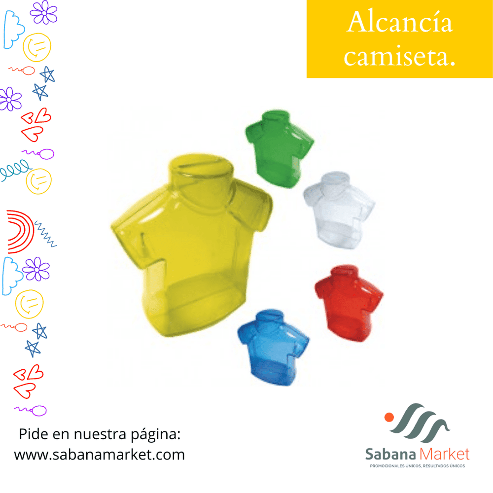 Alcancía camiseta.