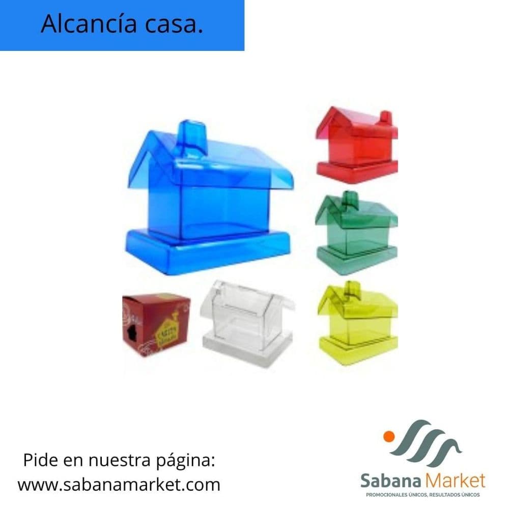 Alcancía casa.