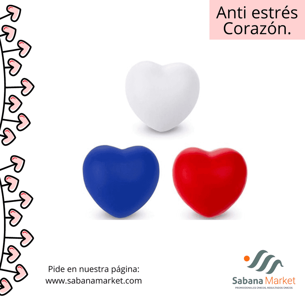 Anti estrés corazón.