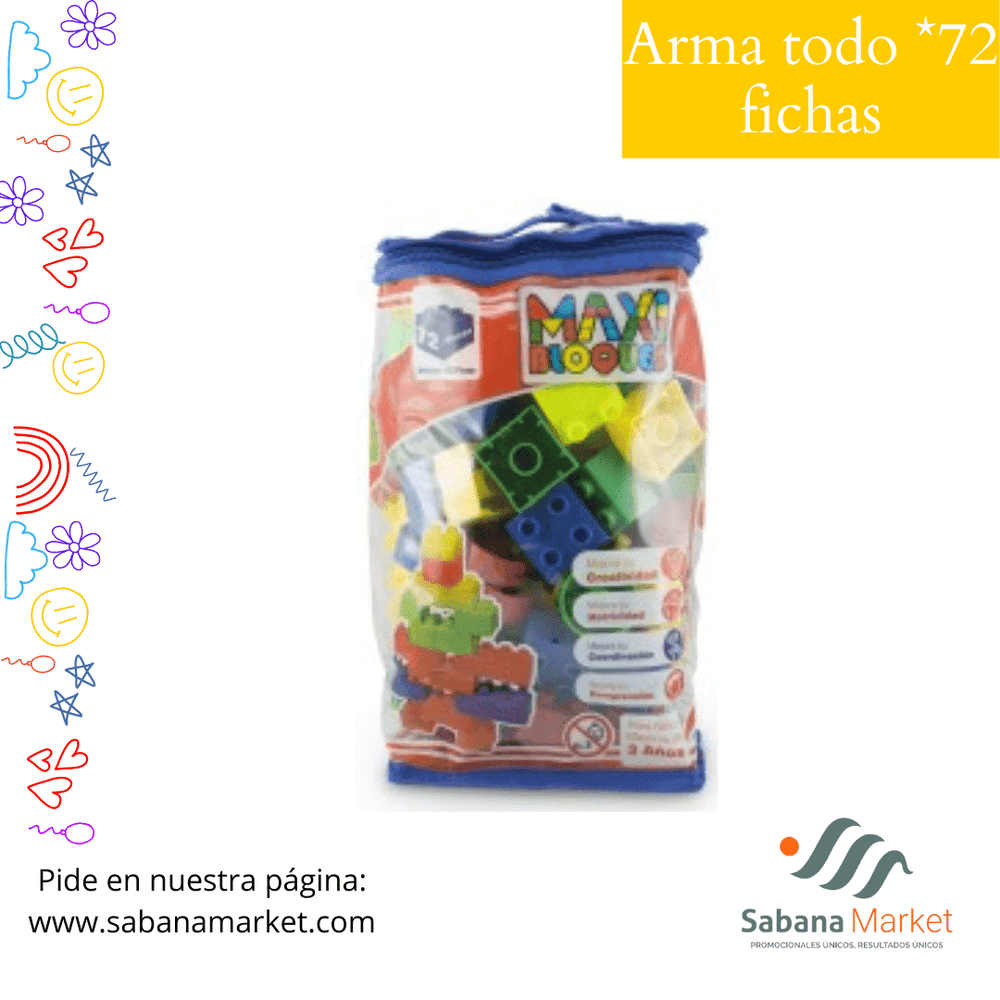 Arma todo * 72 piezas