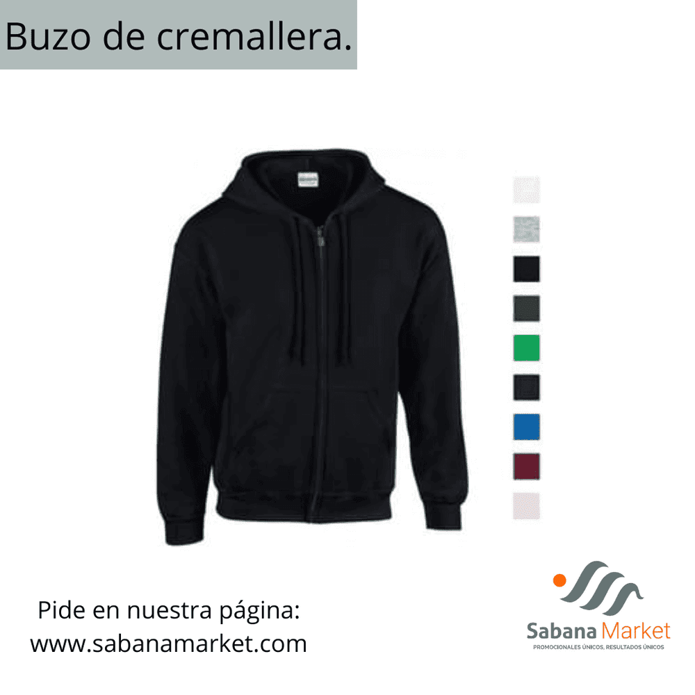 Buzo de cremallera.