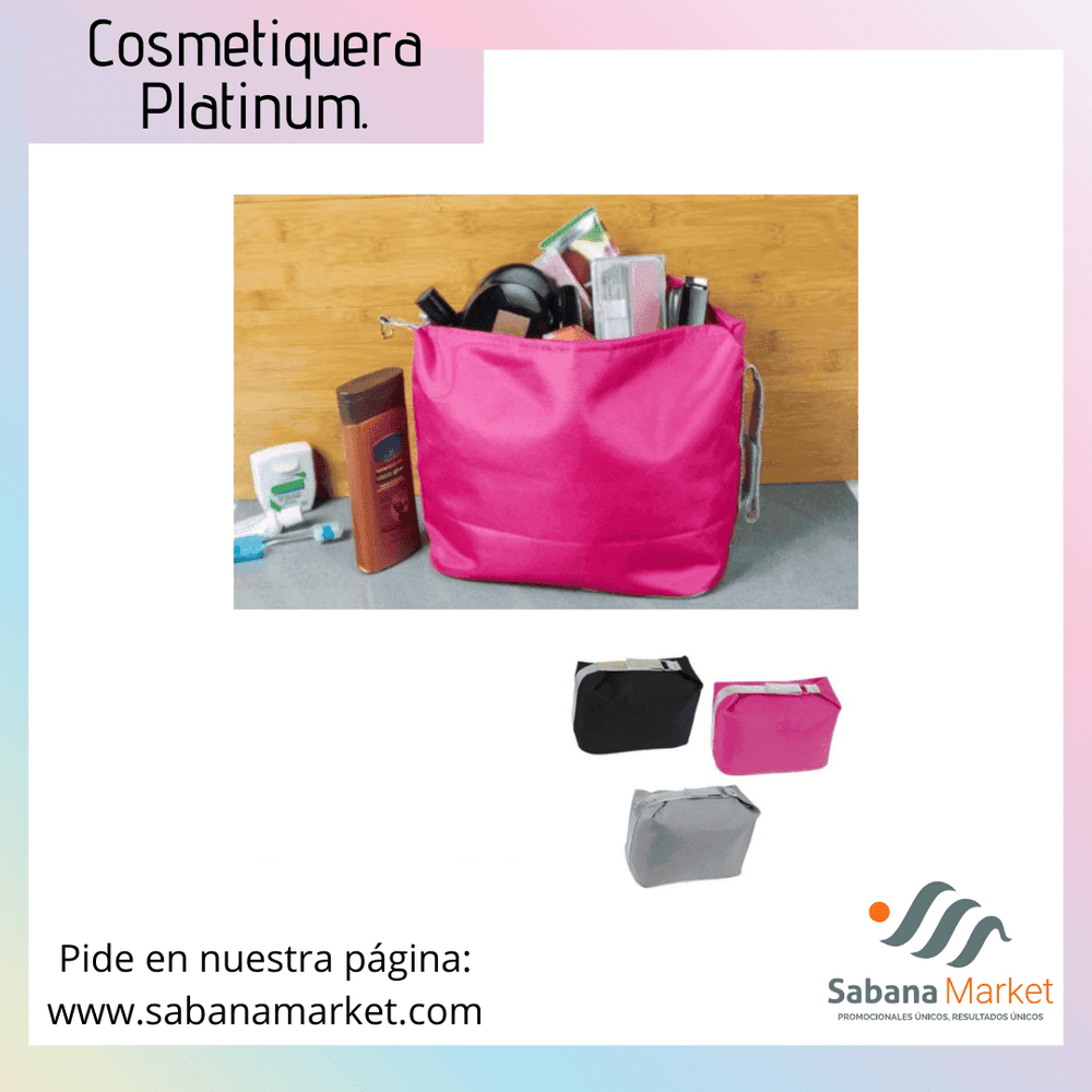 Cosmetiquera Platinum.