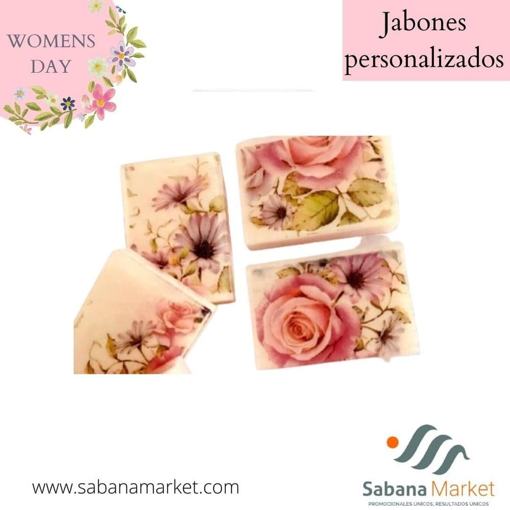 Jabones personalizados.