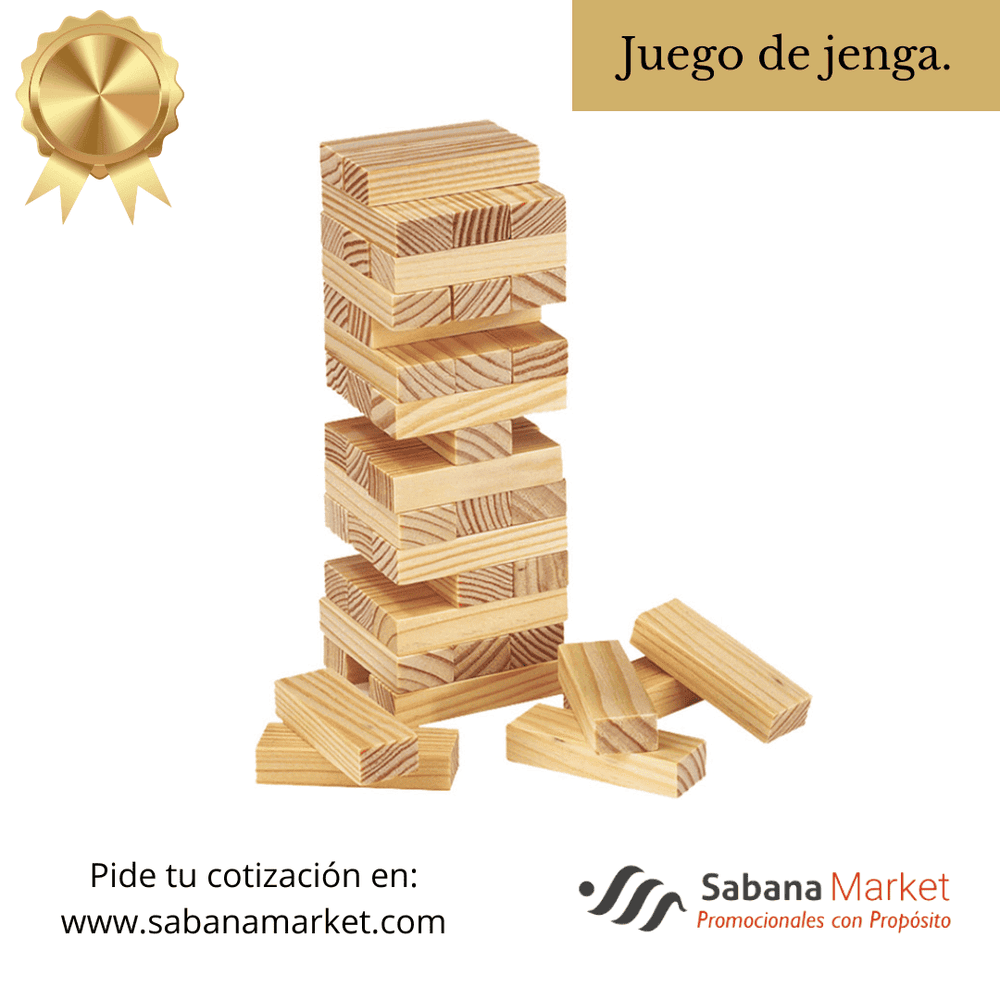 Juego de jenga.