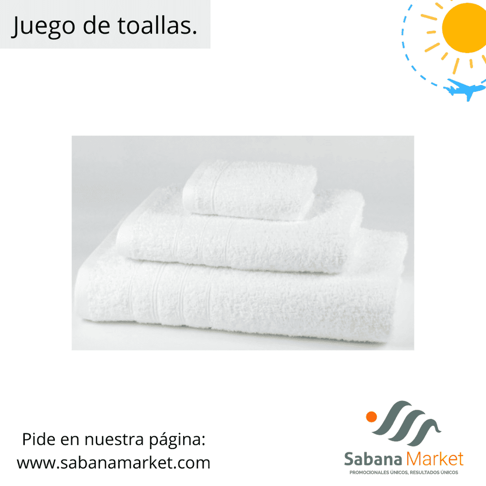 Juegos de toallas.