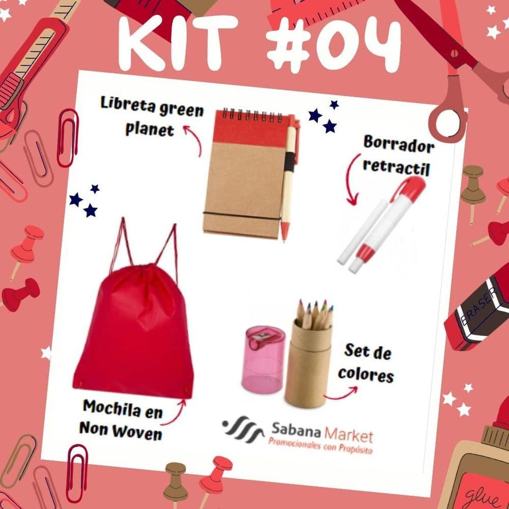 Kit escolar #04.