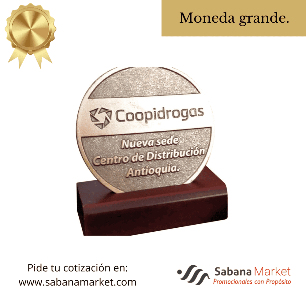 Moneda grande.