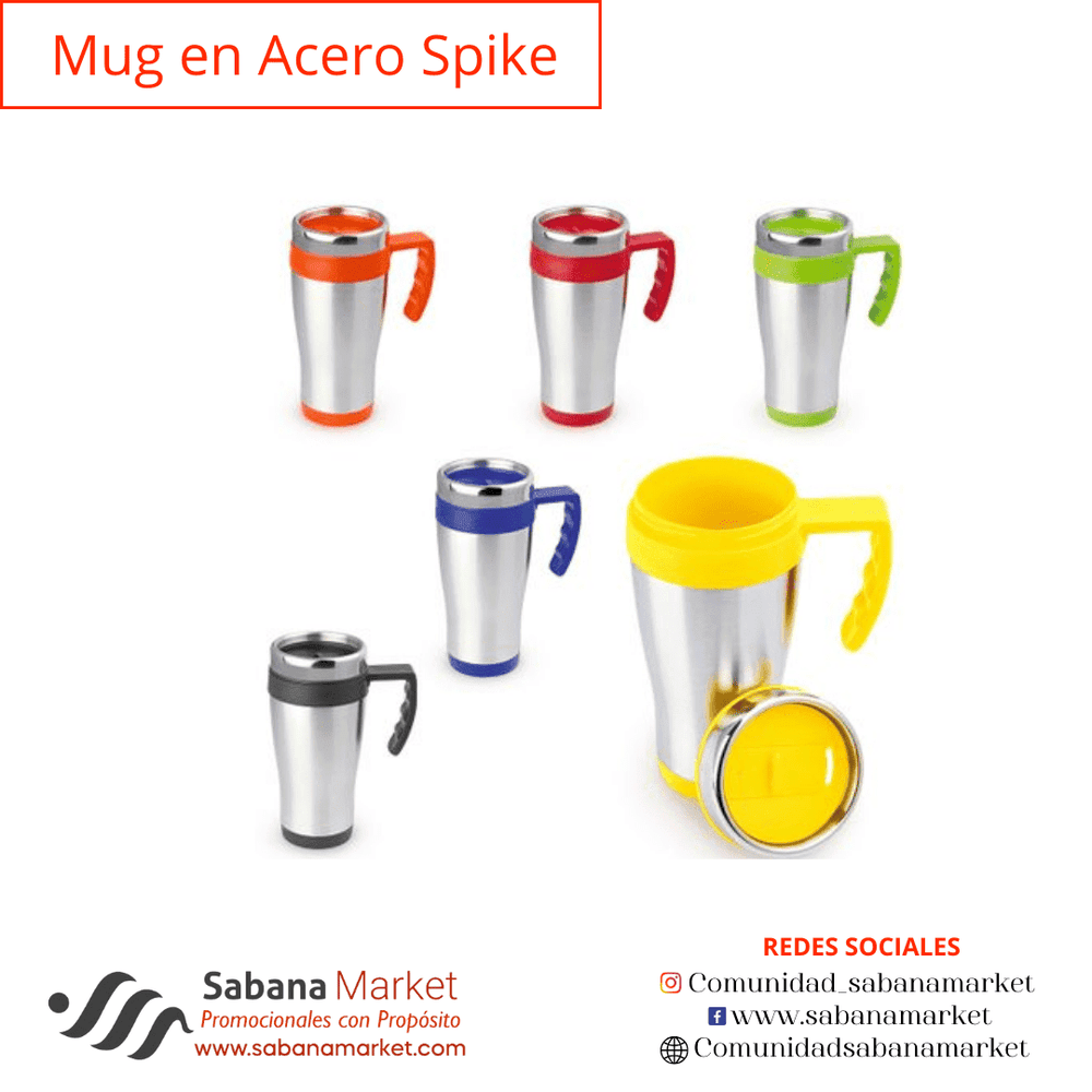 Mug en Acero Spike.