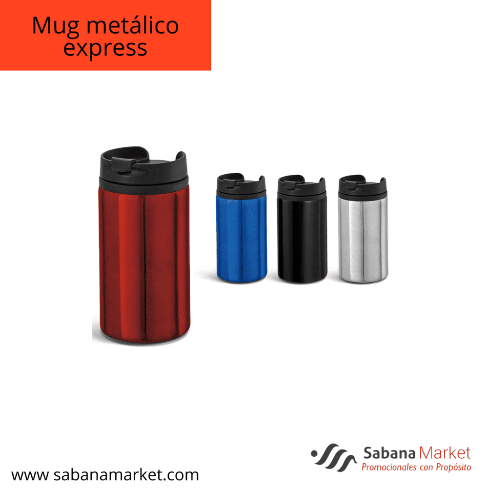 Mug metálico express.