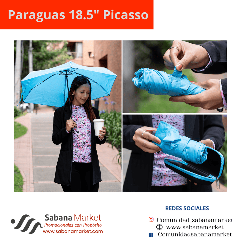 Paraguas 18.5" Picasso.
