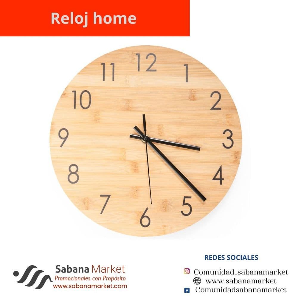 Reloj home.