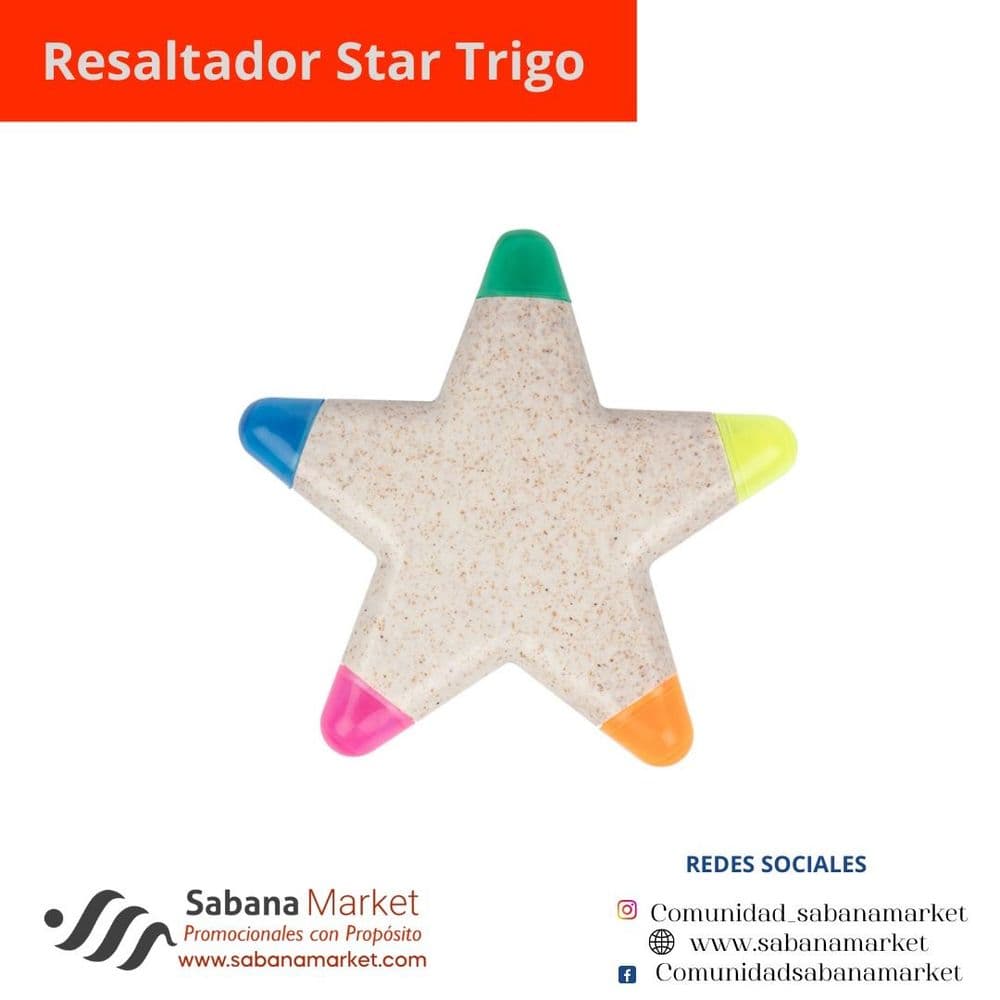 Resaltador Star Trigo.