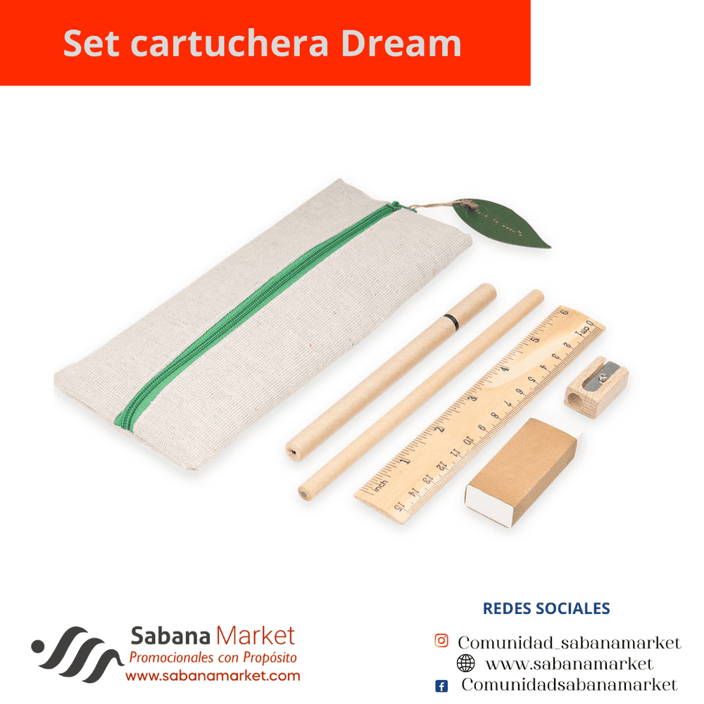 Set cartuchera Dream.