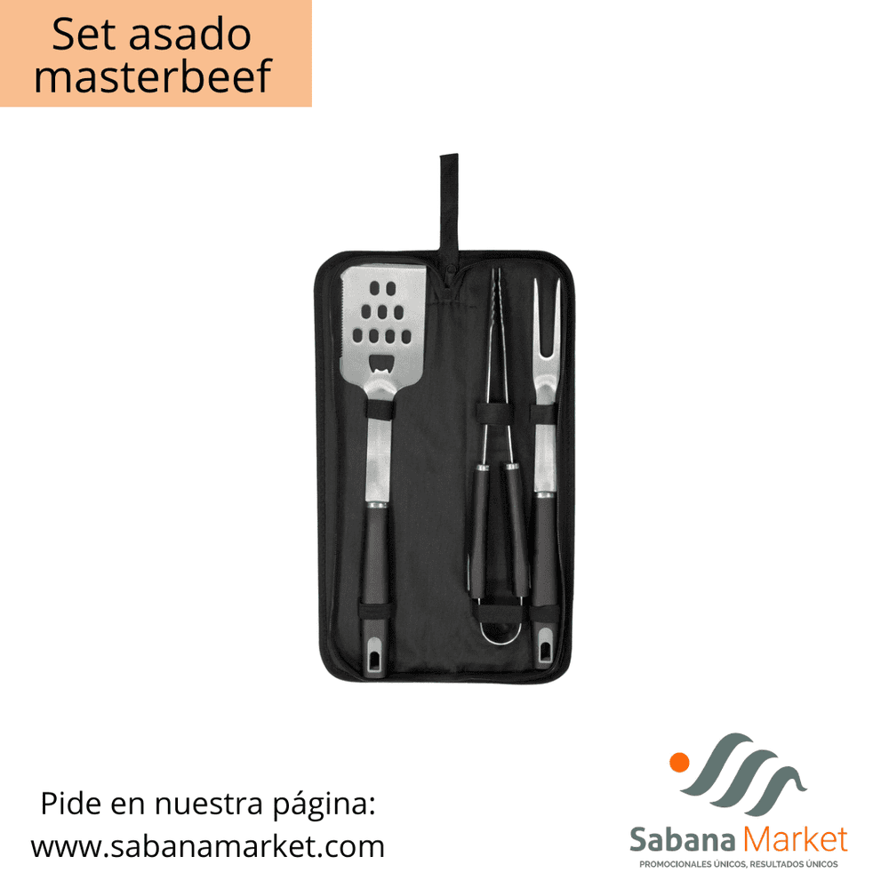 Set de asado masterbeef.