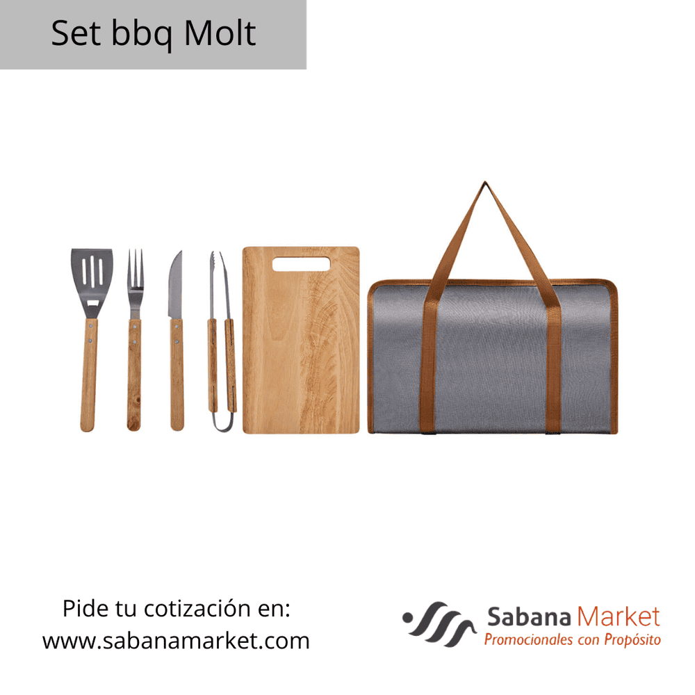 Set de bbq molt.
