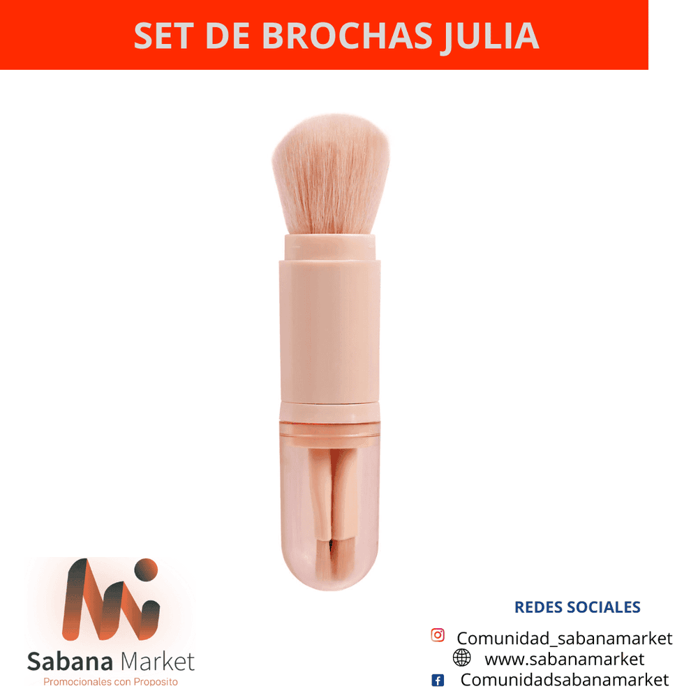 SET DE BROCHAS JULIA