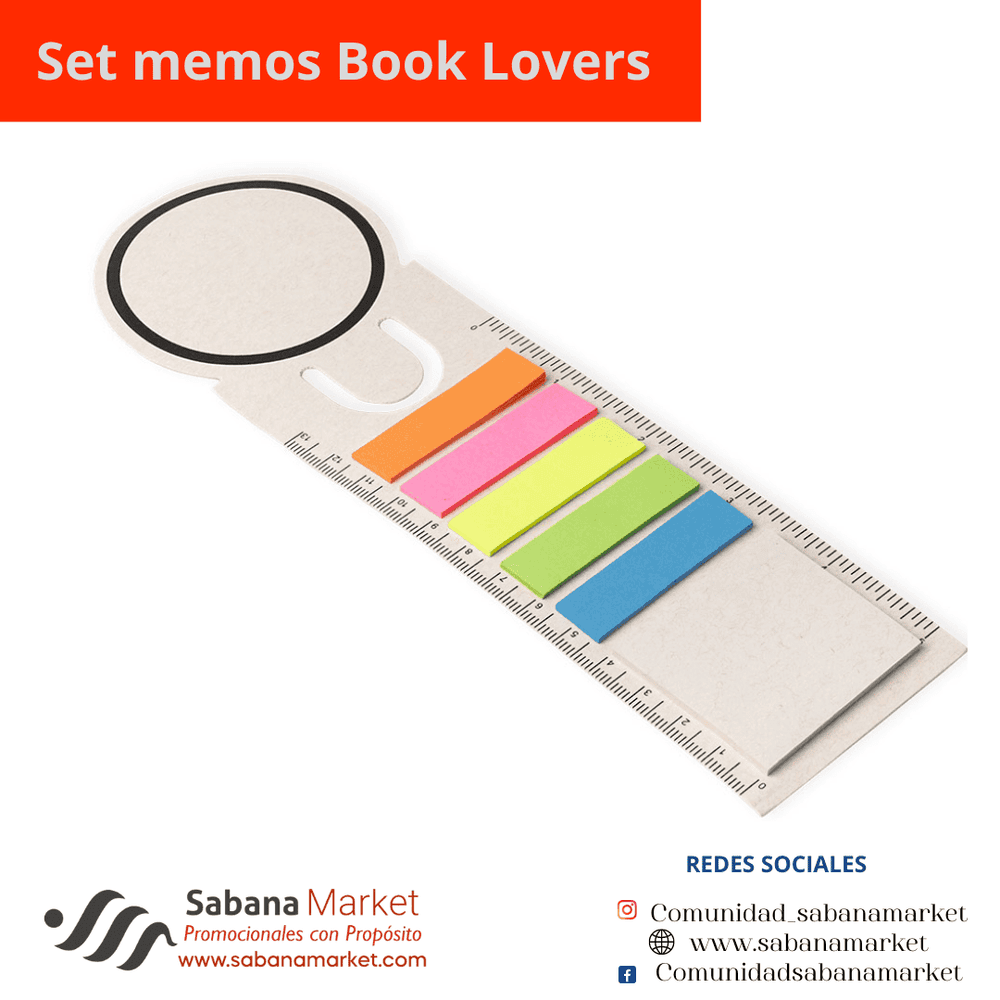Set memos Book Lovers