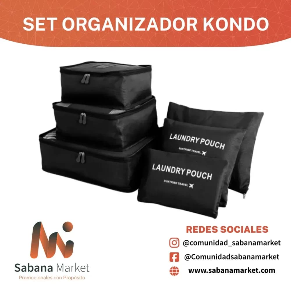 SET ORGANIZADOR KONDO