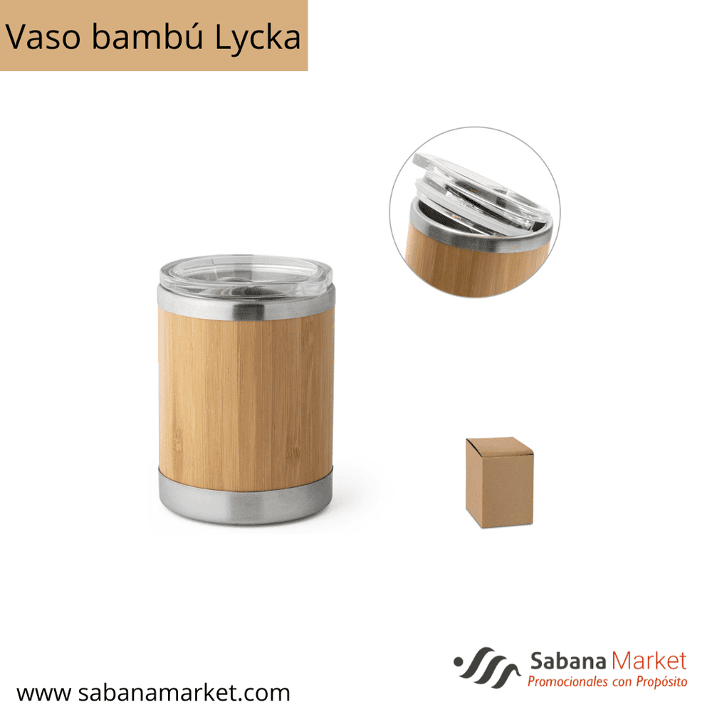 Vaso bambú Lycka