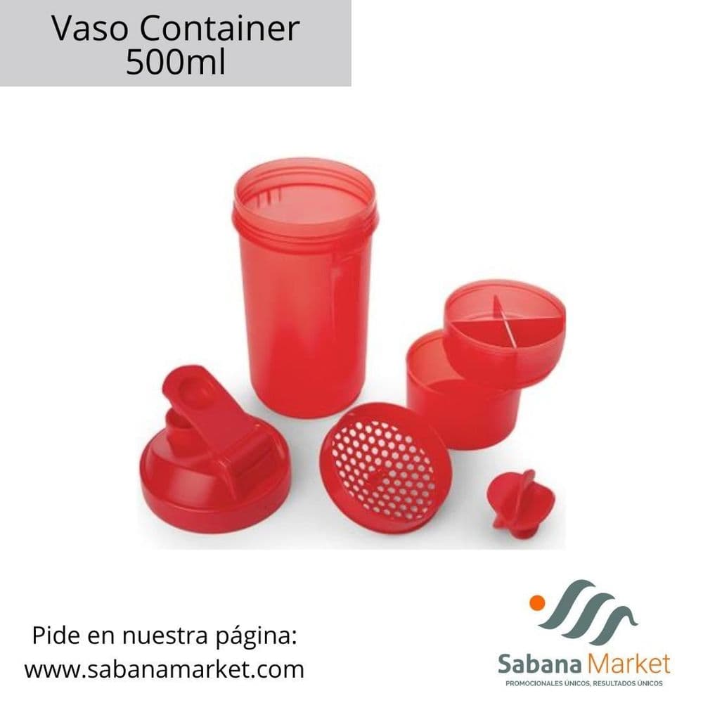 Vaso container 500ml.