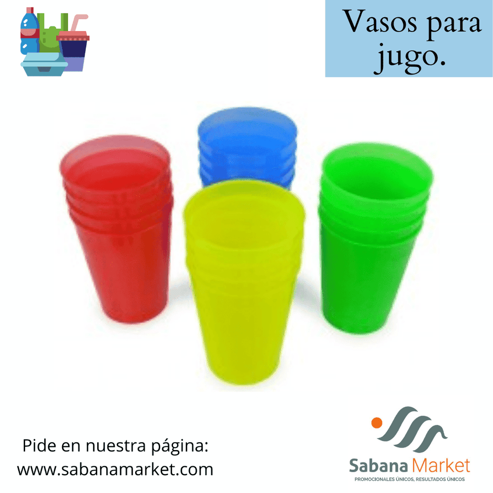 Vasos para jugo.