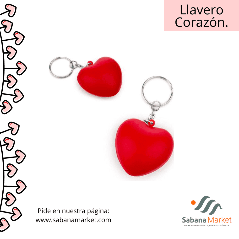 Antiestrés Llavero Corazón