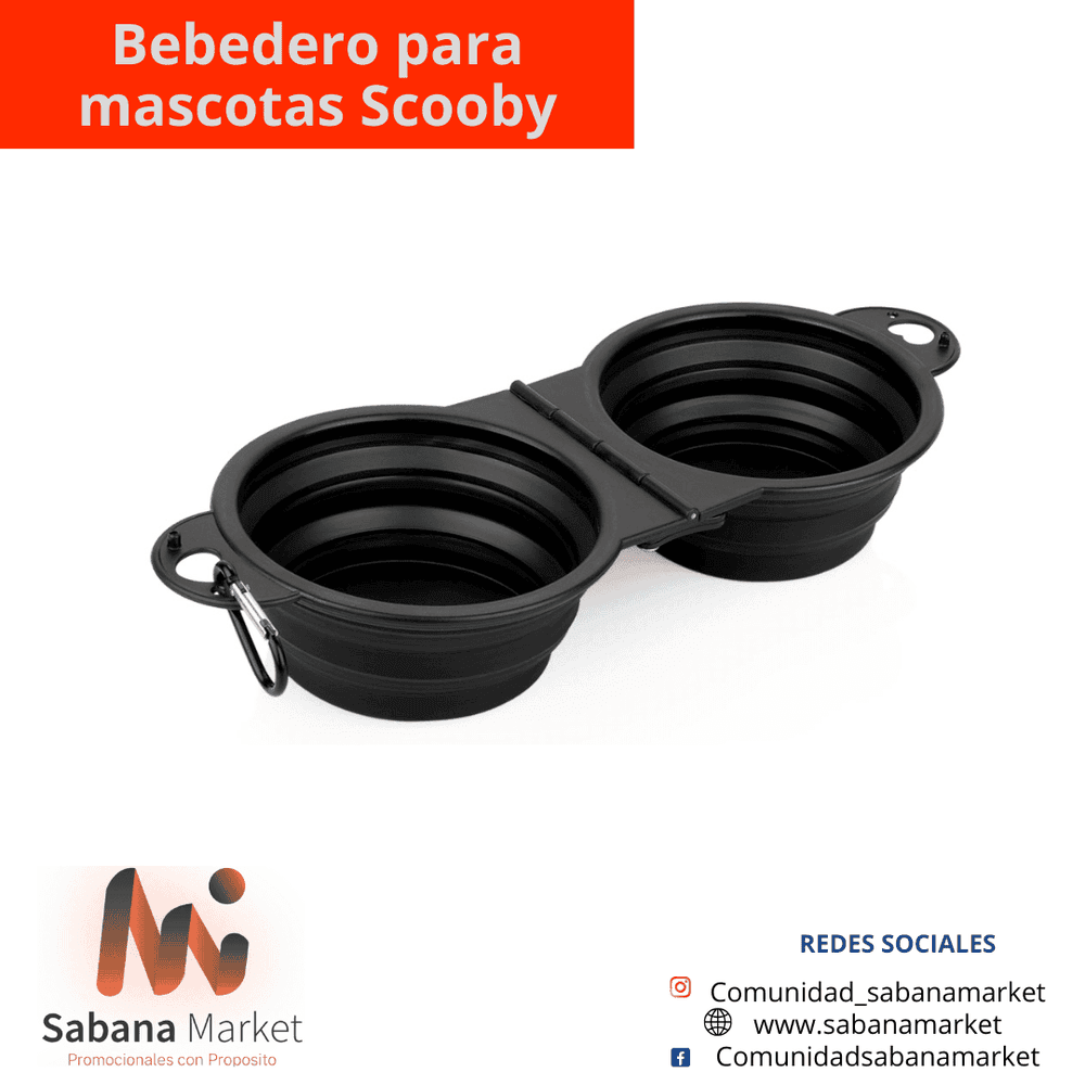 Bebedero para mascotas Scooby.