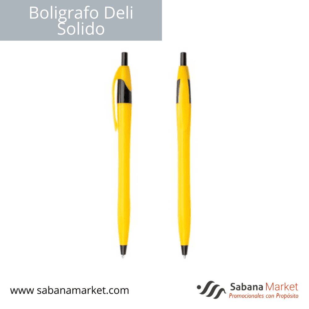 Boligrafo Deli Solido.