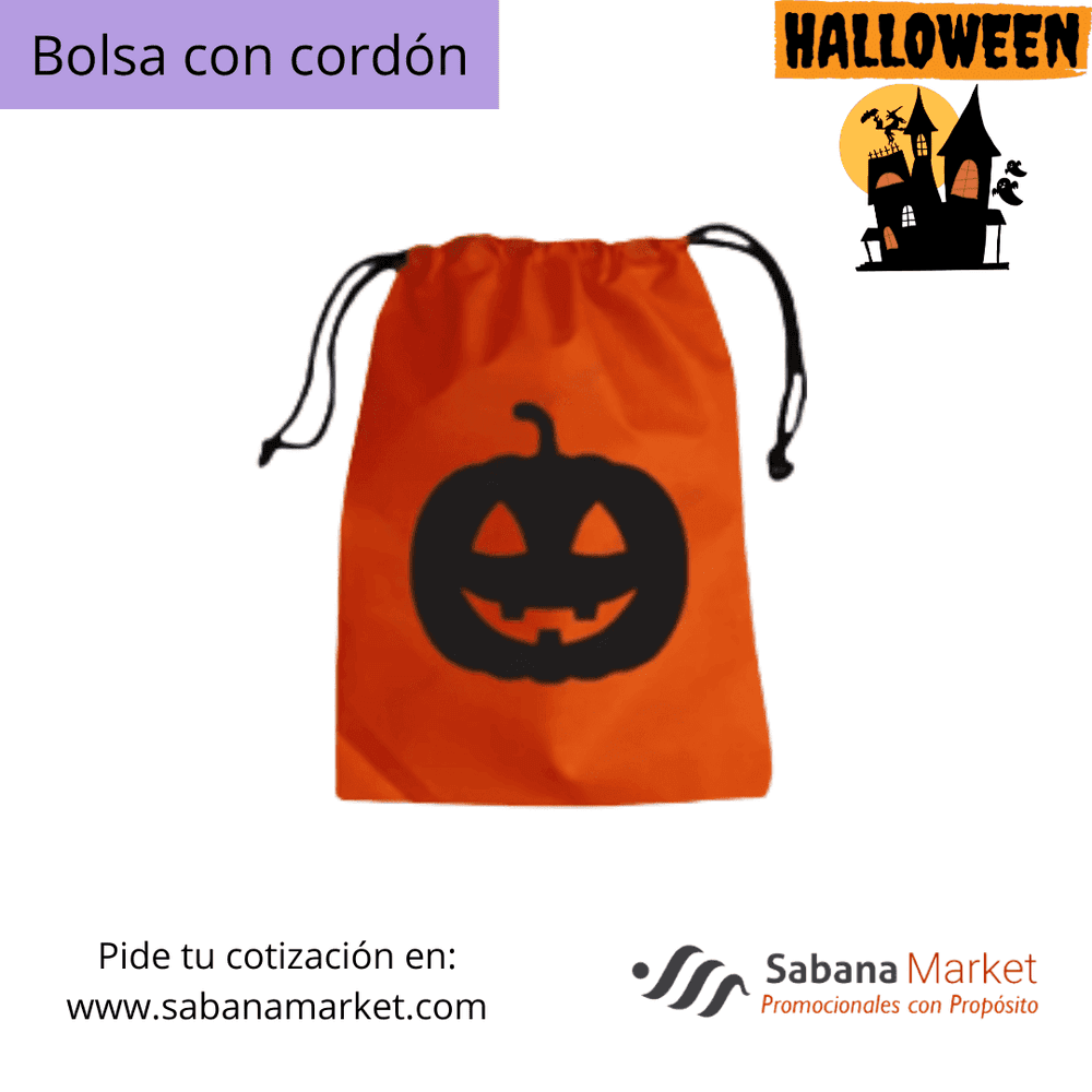 Bolsa con cordón.