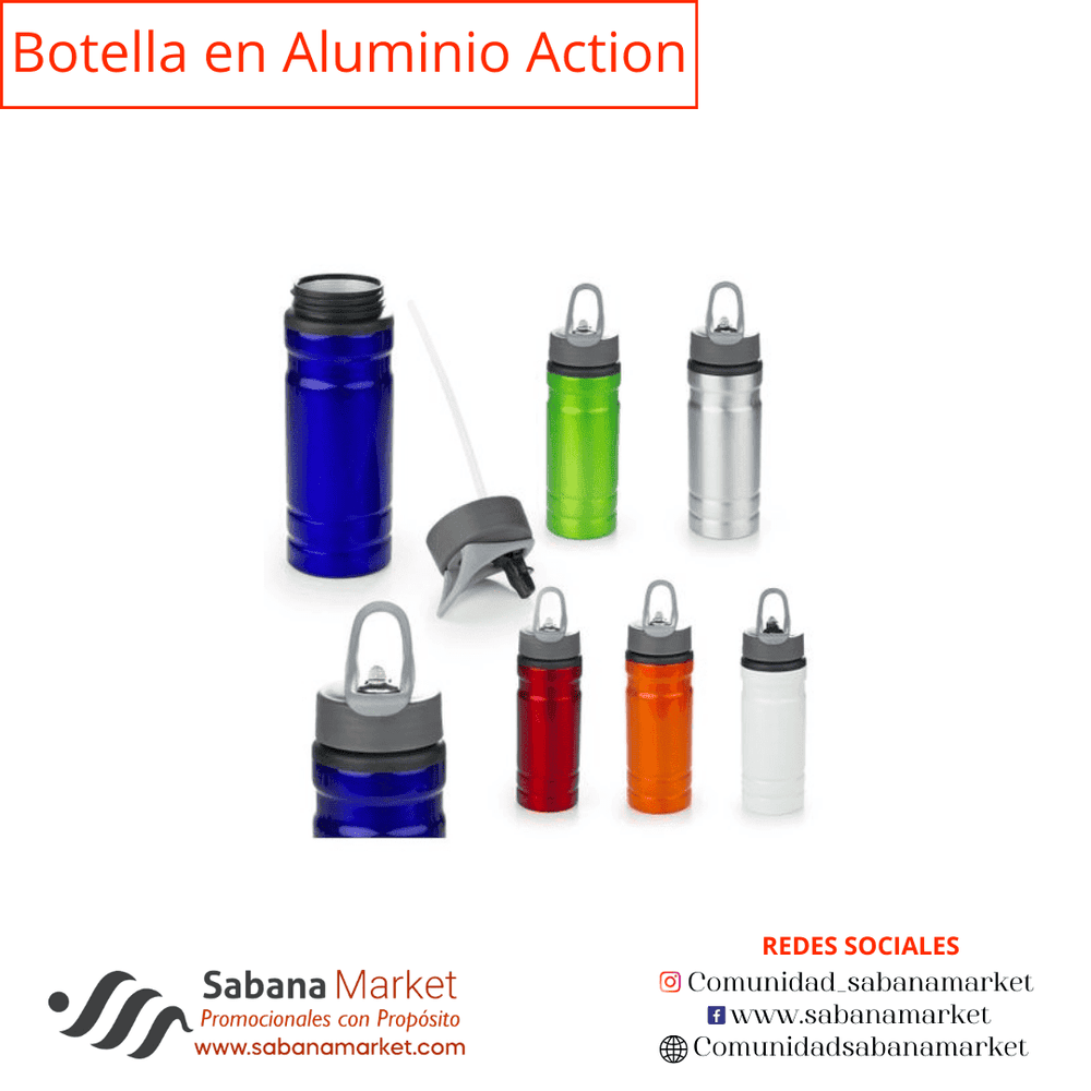 Botella en Aluminio Action
