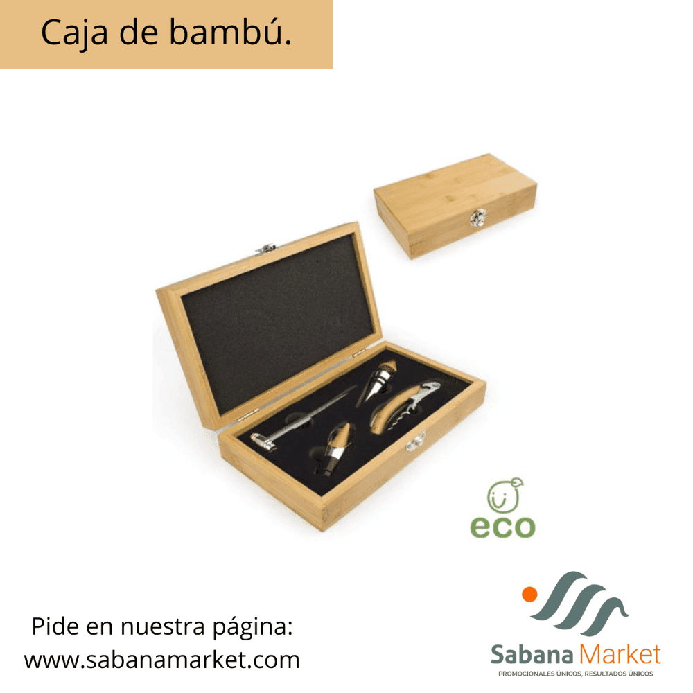 Caja de bambú.