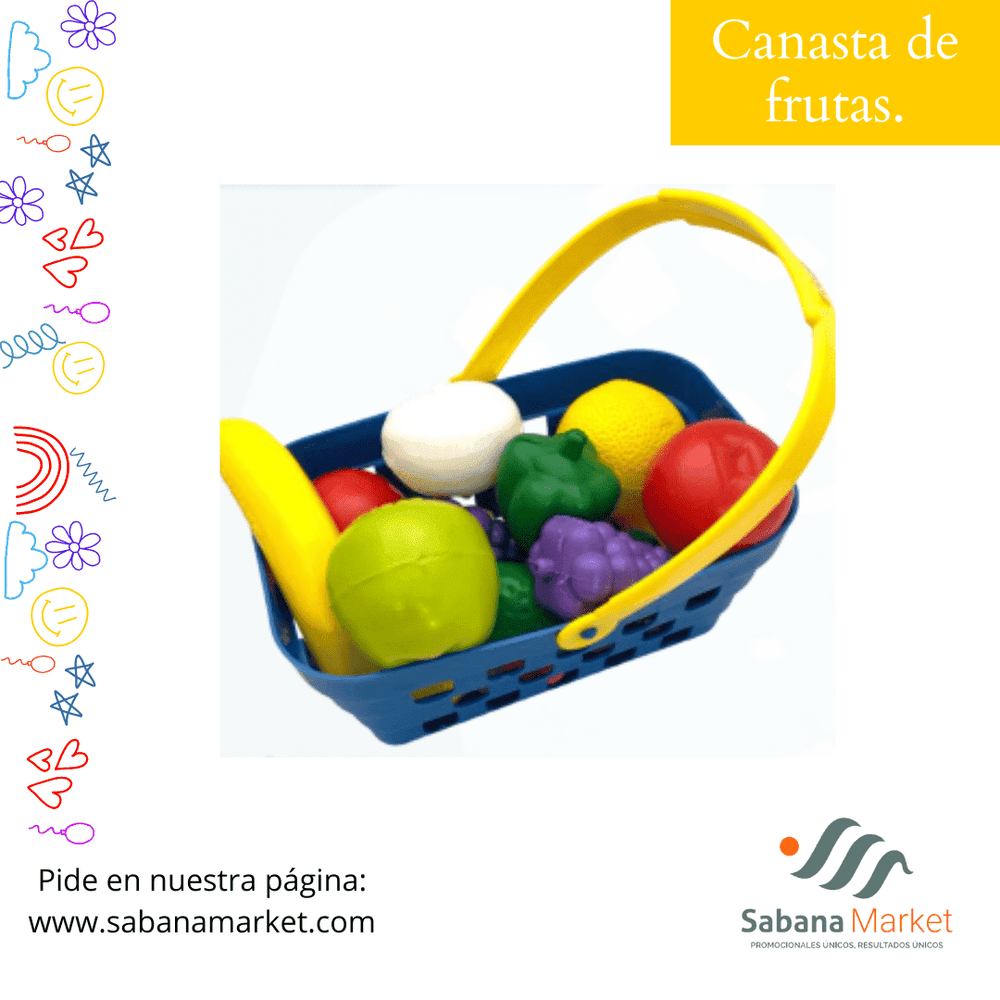 Canasta de frutas.