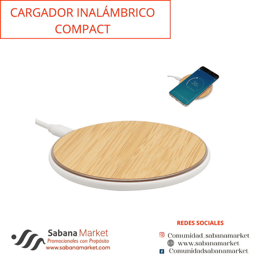 CARGADOR INALÁMBRICO COMPACT.