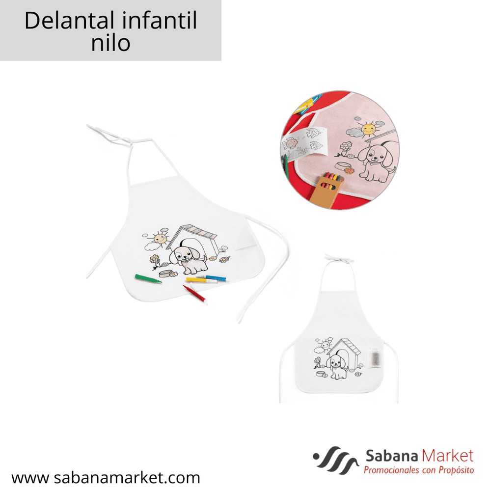 Delantal infantil nilo.