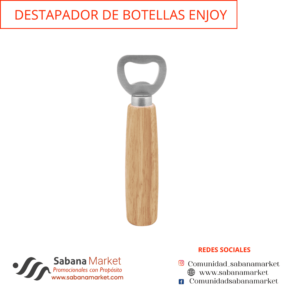 DESTAPADOR DE BOTELLAS "ENJOY"