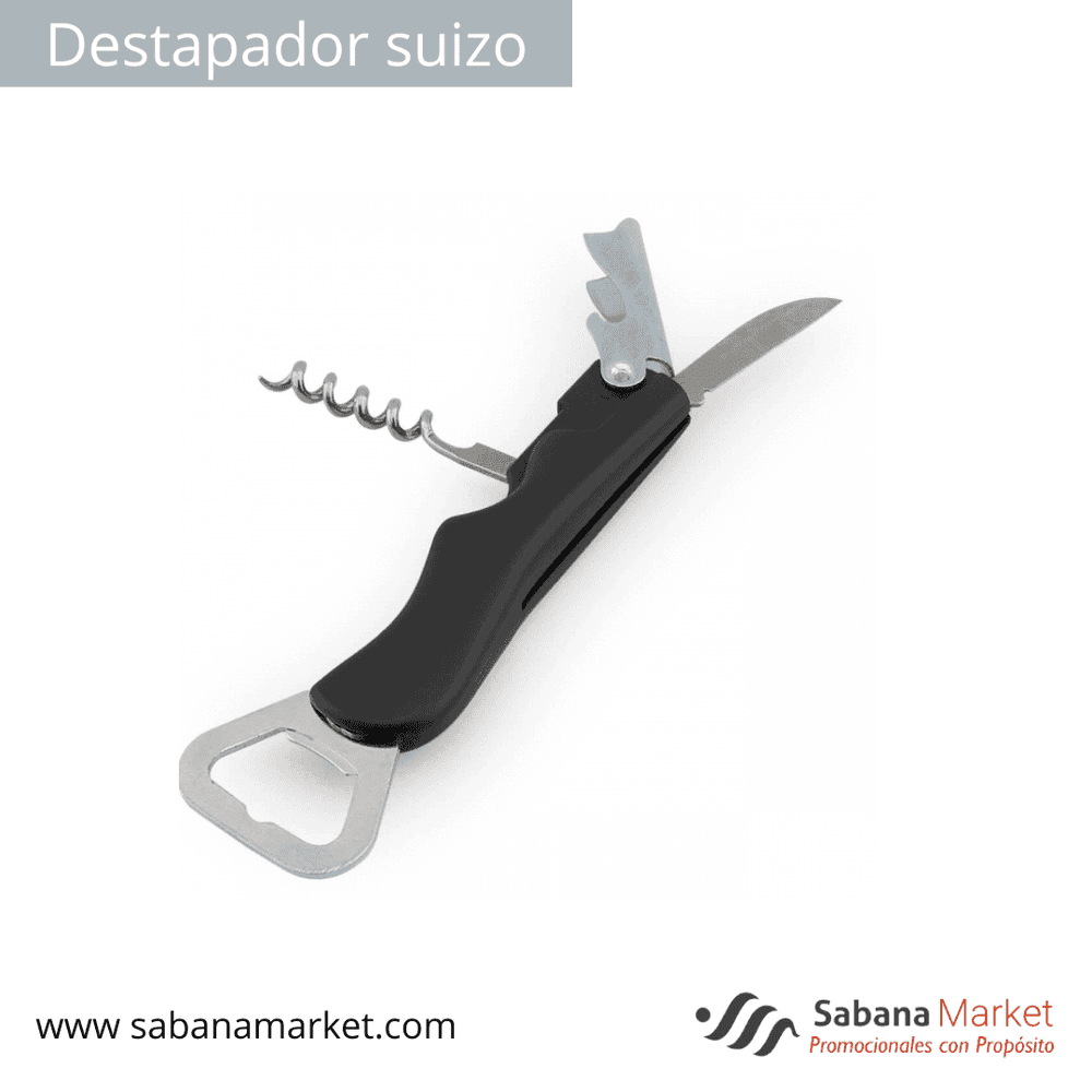 Destapador suizo.