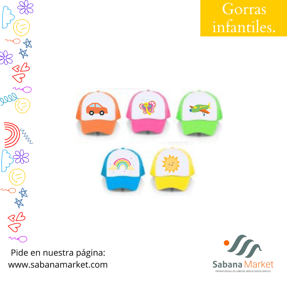 Gorras infantiles.