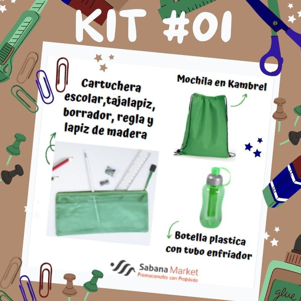 Kit escolar #01.