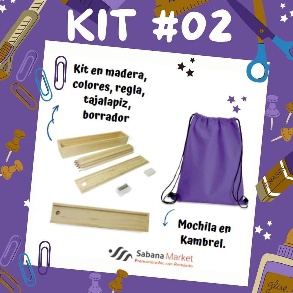 Kit escolar #02.