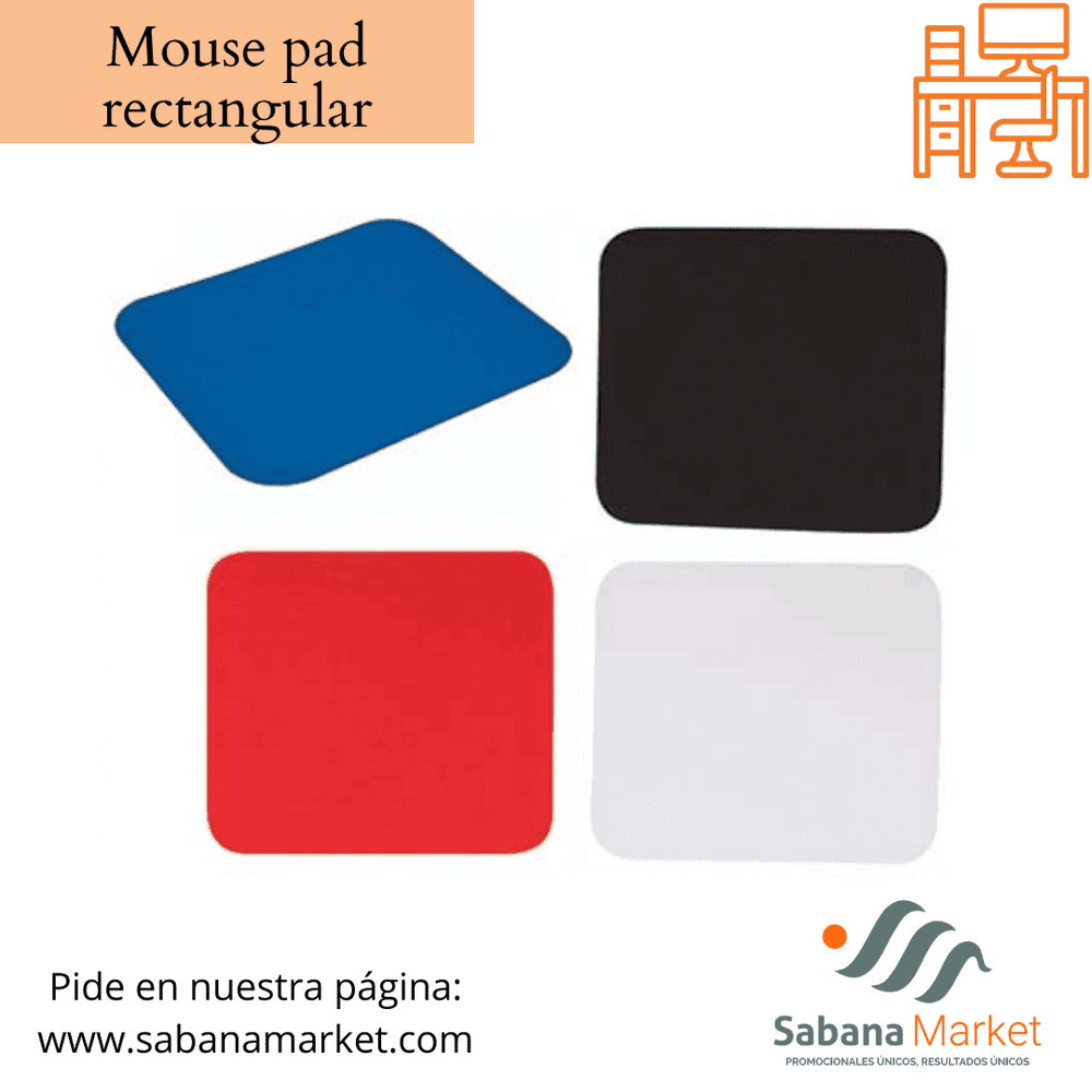Mouse pad rectangular.
