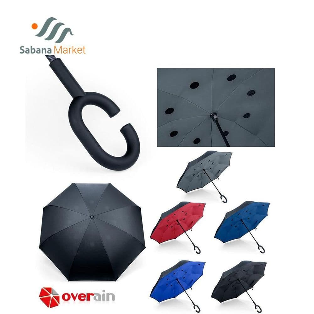 Paraguas Reversible 23 Pulgadas