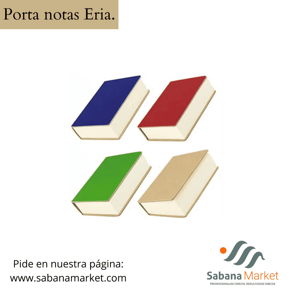Porta notas Eria.