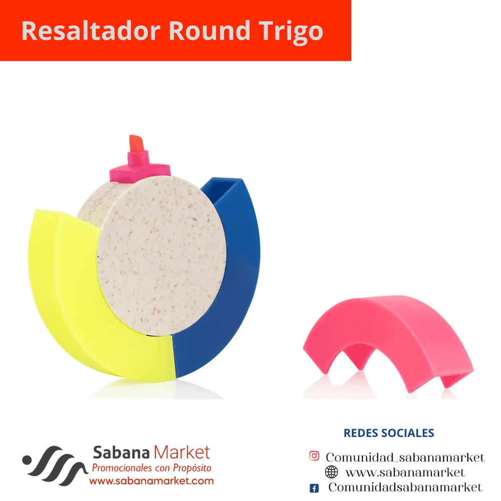 Resaltador Round Trigo.