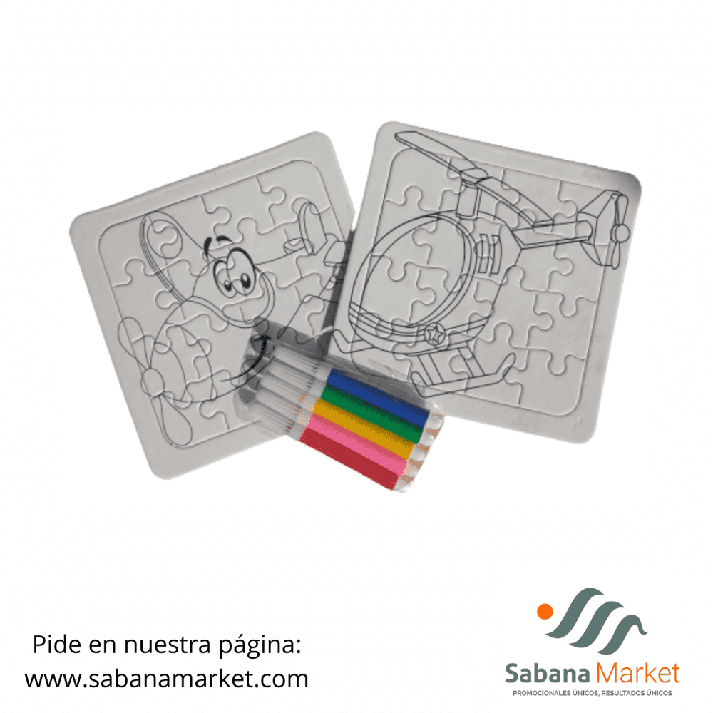 Rompecabezas personalizado para colorear