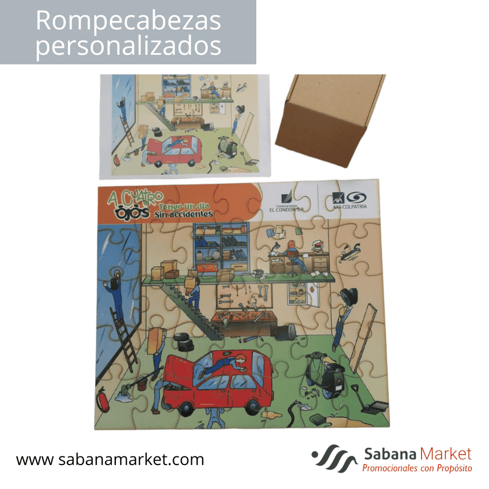 Rompecabezas personalizados.