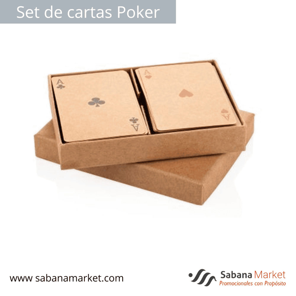 Set de cartas Poker.