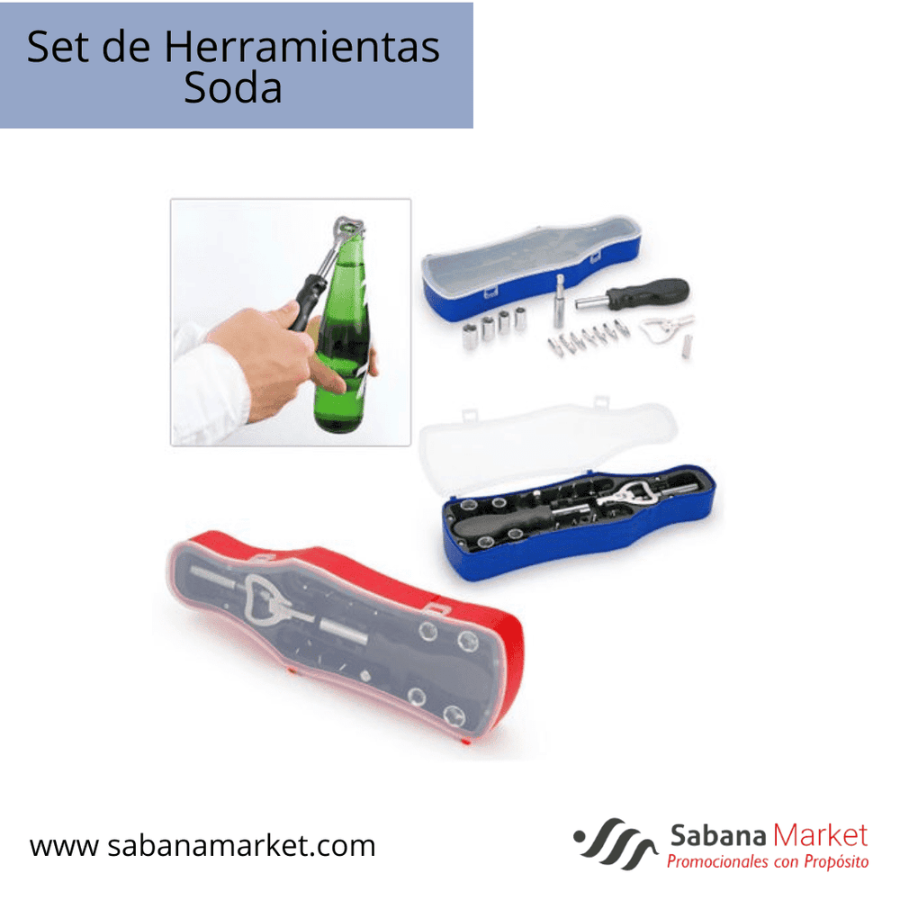 Set de herramientas Soda