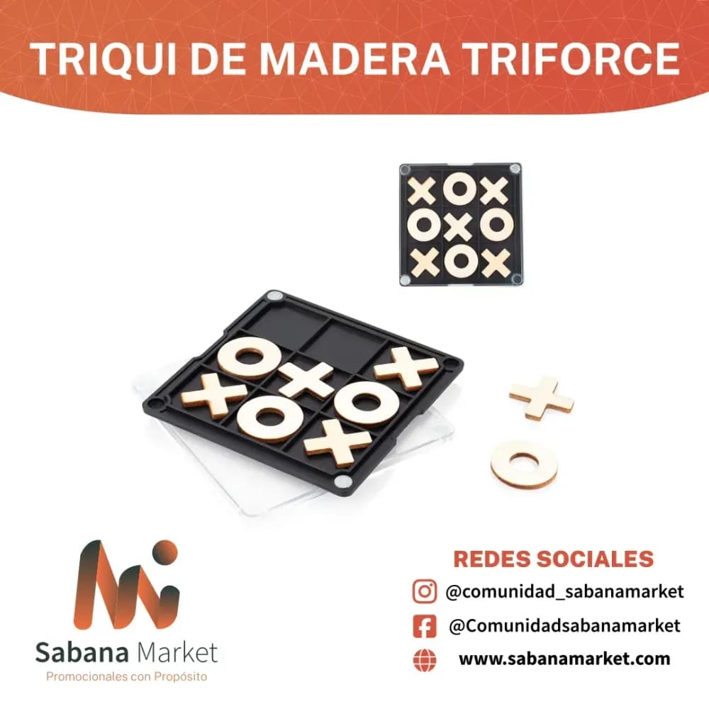 TRIQUI DE MADERA TRIFORCE
