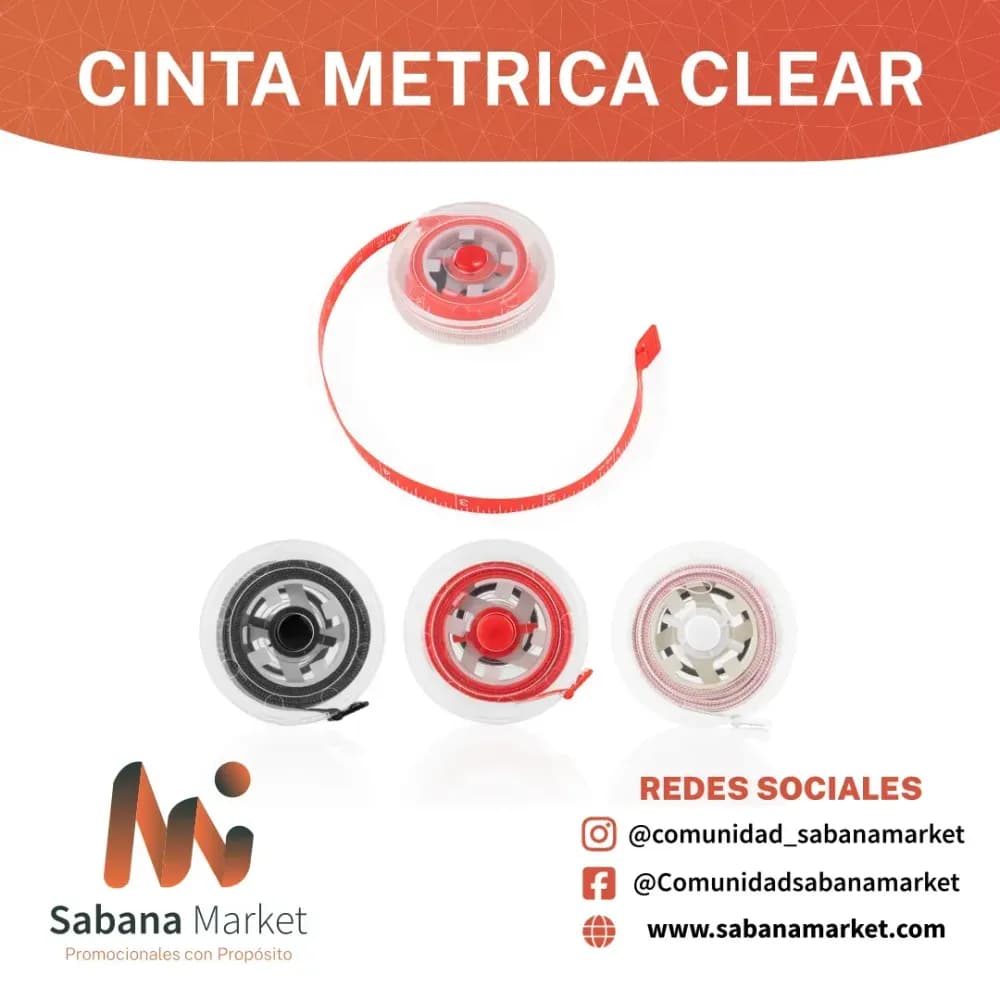 CINTA METRICA CLEAR