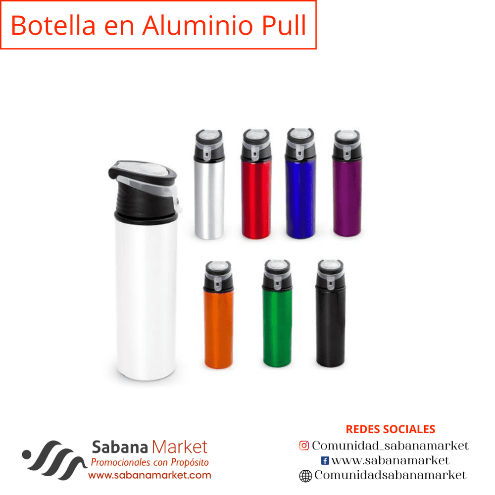 BOTELLA EN ALUMINIO PULL
